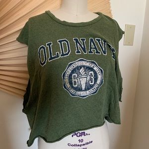 Old Navy Cut Up Muscle Tee